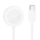 Бездротовий зарядний пристрій Apple Watch 1-10/SE/Ultra Borofone Wireless charger (Type-C). White - зображення 1