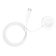 Бездротовий зарядний пристрій Apple Watch 1-10/SE/Ultra Borofone Wireless charger (Type-C). White - зображення 3