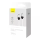 Кабель Type-C на Type-C з підсвічуванням Baseus CoolPlay Series Fast Charging (1m, 100W, 5A, 480 Mbps). White - зображення 10