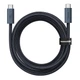 Кабель THUNDERBOLT 3 USB 4.0 Type-C - Type-C Baseus Flash 2 Full-Featured (20Gbps, 240W, 8K @ 60HZ, 1.8m). Black - зображення 7
