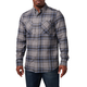 Рубашка тактическая 5.11 Tactical® Silverwood Flannel Plaid Long Sleeve Shirt S Overcast Grey Plaid - изображение 3