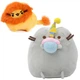 Набор Мягких игрушек Пушин кэт Pusheen cat Кот с кексом 12х15см Серый и Лев 10х7см Оранжевый n-12274 - изображение 1
