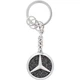 Брелок Mercedes-Benz Original Key Ring Saint-Tropez Silver/Black - зображення 1