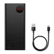 Повербанк Baseus Adaman Digital Display Fast Charge 22.5W 40000 mAh (PPAD020101) Черный - изображение 2