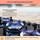 Газовая плита Klarstein Illuminosa 5 Черная - изображение 5
