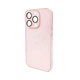 Захисний чохол-накладка AG Glass Matt Frame Color Logo для Apple iPhone 15 Pro Chanel Pink (AGMattFrameiP15PPink) - зображення 1