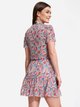 Sukienka trapezowa damska Figl M862 XL Kwiatowa (5902194409612) - obraz 2