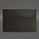 Шкіряний чохол-конверт BN на магнітах для MacBook 15 дюйм, темно-коричневий - изображение 1
