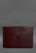 Шкіряний чохол-конверт BN на магнітах для MacBook 13, бордовий - изображение 4