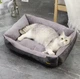 Лежак для собак и кошек Purlov Bed For Pets 60 х 45 см с бортами (24288) - изображение 2