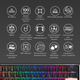 Клавиатура проводная Ducky One 3 Mini Cherry MX Red RGB UA USB Black (DKON2161ST-RUAPXCLAWSC1) - изображение 4