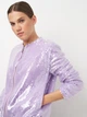 Куртка женская Zara 3450/646 M Фиолетовая (03450064629032) - изображение 4