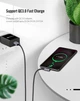Кабель UGREEN US284 USB 2.0 to USB-C 90˚ QC3.0 Aluminum Shell with Braided 3A 3m Black (70255) - изображение 4