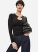Жіночий рюкзак з натуральної шкіри Furla Flow Mini Backpack WB01291BX2045O6000 Чорний (8050597451992) - зображення 2