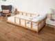 Детская деревянная кровать Монтессори BUSY WOOD на ножках Модель 10 160х80 см Натуральное дерево - изображение 5
