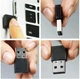 Биометрический сканер отпечатков пальцев, USB-считыватель для разблокировки Windows 10 / 11 с поддержкой до 10 отпечатков, черный "G" (92411527) - изображение 3