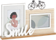 Мультирамка Giftdecor Smile Настільна з декоративним написом і велосипедом на 2 фотографії 10 x 15 см (8430852855176) - зображення 1