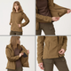 Жіноча флісова куртка Helikon-Tex Cumulus - Heavy Fleece Coyote brown XL (H2115-11/XLR) - зображення 8