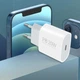 Мережевий зарядний пристрій WUW C178 PD20W Type-C White - изображение 4