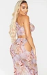 Топ сіточкой з принтом ренесанс на одне плече 3XL PrettyLittleThing - зображення 5