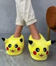 Тапочки кигуруми пикачу Kigurumi Домашние Желтые Плюшевые Детские 26-31 (3010/1) - изображение 1