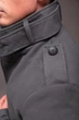 Пальто кашемировое R.A. Shoulder Straps Gray M серое 1679-M - изображение 7