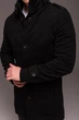 Пальто кашемірове R.A. Shoulder Straps Black L чорне 1679-1-L - зображення 9