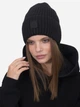Шапка Malisa Чиз 15-1503-CZ-218 54-58 Черная - изображение 2