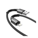 Кабель USB Hoco X71 Lightning 2.4A Колір Чорний - зображення 3