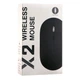 Компьютерная мышь twolf x2 rechargeable 2.4g bluetooth беспроводная черный цвет - изображение 4