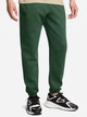 Спортивные штаны утепленные мужские Under Armour Ua Essential Fleece Jogger 1373882-301 XL Зеленые (197777221629) - изображение 1