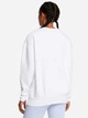 Свитшот на флисе женский Under Armour Essential Fleece Os Crew 1379475-100 M Белый (197777492760) - изображение 2
