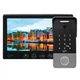 Комплект відеодомофона Light Vision: відеодомофон 7" AMSTERDAM FHD Black та відеопанель 2Mp RIO FHD(KEY) Silver - изображение 1