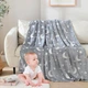 Теплий плед, що світиться Magic Blanket Ковдра для дітей та підлітків (100x150см) Сірий - зображення 9