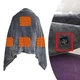Електроковдра плед із підігрівом від павербанку (155*80) Electric Heating Shawl Blanket USB - зображення 8