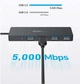 USB-хаб Anker PowerExpand Direct 4-in-1 USB-C PD Media Hub 0.3 м Black (A8309G11) - изображение 3