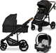 Универсальная коляска 3 в 1 Lionelo MARI TOUR BLACK ONYX - изображение 9