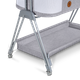 Кроватка приставная Lionelo LUNA GREY CONCRETE - изображение 4