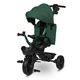 Велосипед трёхколёсный Lionelo Kori 2в1 Green Emerald магниевый сплав 9,15 кг, колёса резина 10"+8" без проколов, поворотное сиденье 180°, регулируемая родительская ручка, капюшон 3 уровня - изображение 1