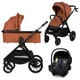 Універсальний візочок 3 в 1 Lionelo MIKA PLUS 3IN1 BROWN RUST - зображення 2