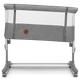Кроватка приставная Lionelo AURORA GREY CONCRETE - изображение 4