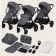 Универсальная коляска 3 в 1 Lionelo LAYLA 3IN1 GREY STONE - изображение 4