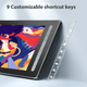 Графический дисплей XP-Pen Artist 13 (Gen 2) Диагональ 13,3 дюйма Рабочая область 293.76 x 165.24 мм Черный - изображение 3