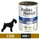 Влажный корм Dolina Noteci Premium для собак с треской и брокколи 400 г (5902921300670) - изображение 1
