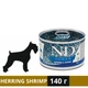 Вологий корм Farmina N&D Ocean Herring&Shrimp Mini для собак з оселедцем та тріскою 140 г (8606014102215) - зображення 1