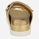 Женские шлепанцы Guess 193712960 38.5 (8) 25.5 см Золотистые (1159815624) - изображение 4