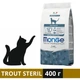 Сухой корм Monge Cat Monoprotein Sterilised для стерилизованных кошек с форелью 400 г (8009470005227) - изображение 1