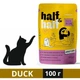 Влажный корм Half&Half для кошек с уткой в соусе 100 г (4820261920918) - изображение 1