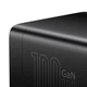 Сетевое зарядное устройство Baseus 100W EU GaN3 Pro Desktop Powerstrip AC+ 2x Type-C + 2x USB Type-A + кабель Type-C to Type-C 100W 20V/5A 1m Black (PSZM000401) Fast Qiuck Charger QC4.0+PD CCGAN100-1ACE - изображение 7