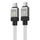 Кабель Baseus CoolPlay Series Fast Charging Cable Type-C to Type-C 100W 1m CAKW000202 White - изображение 3